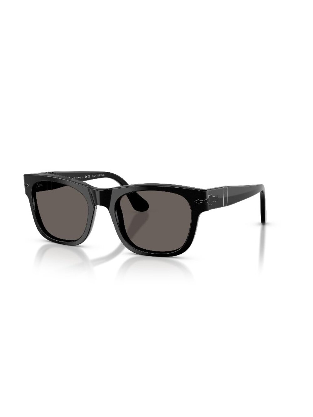 New Persol Unisex Sunglasses Black Grey Lens Acetate Frame PO3269S B95 B1 52